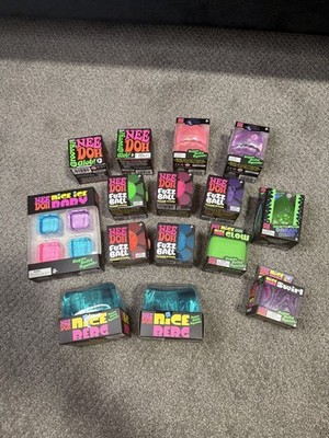   VIRAL AUTHENTIC NeeDoh Bundle Lot of 15 Multiple Colors Very Nice Variety 