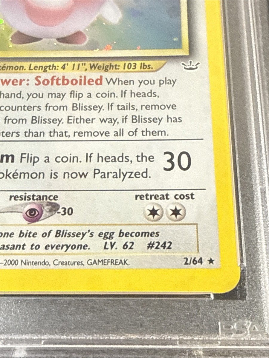 BLISSEY HOLO 2/64 ハピナス 英語版 ポケットモンスター