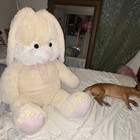 Big Stuffed Bunny for Valentines Or Easter Gift Stuffed Animal — photo 1