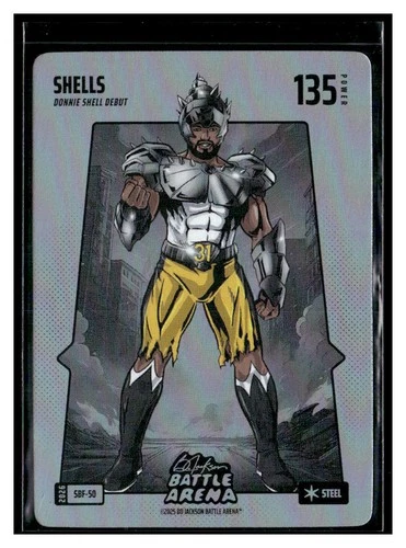 Bo Jackson Battle Arena Griffey #SBF-50 Shells Donnie Shell Silver Steel