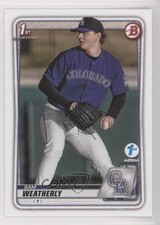 2020 Bowman Draft 1st Edition Sam Weatherly #BD-109 xx5