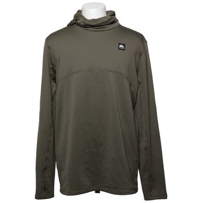 Quiksilver, Kapuzenpullover, Größe: L, Grau, Elasthan/Polyester, Streifen #at9