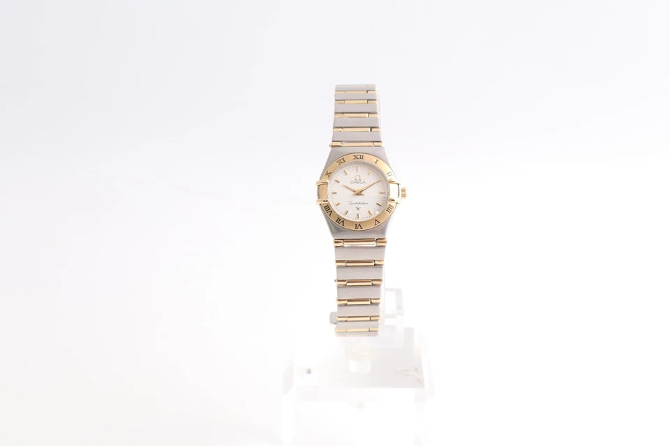 Omega Constellation Two Tone Quartz 24mm Steel Women's Watch - Image 2 of 4