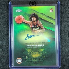 2024-25 Topps Chrome NBL IZAN ALMANSA NBL Rookie Auto Refractor #IZ (D)