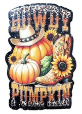 50 OFF - Howdy Pumpkin - Acrylic Planar Resin Flatback Charms For Badge Reels