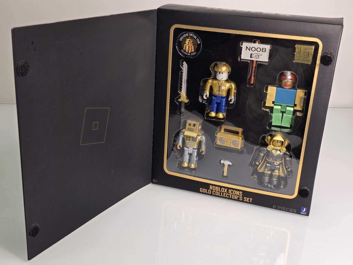 People In The Box グッズ 15th Anniversary限定 Roblox Jazwares Icons Gold Collector Set 15th Anniversary +