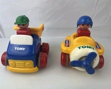 Push 'N Go Dump Truck Airplane Pre School 1991 Lot of 2