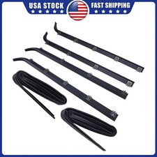 6x Window Weatherstrip Run Channel Seals Front Doors For Ford Bronco 80-86 New