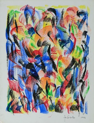 Françoise GALLE: After The Darkness Comes The Light - Signed Pastel