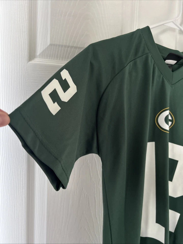 Ropa del equipo de la NFL Green Bay Packers Jersey Rodgers Juvenil Grande Unisex Nuevo con etiquetas Imán Foto 4 de 4