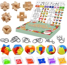 Brain Teaser Puzzle Advent Calendar, Advent Calendar 2025 for Kids, 24 Pcs Chris