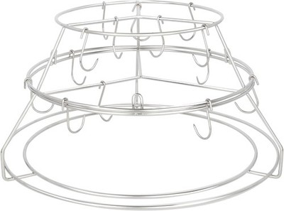 3 Tier Rib Hanger for Big Green Egg Medium 304 SS Rib Hanging System