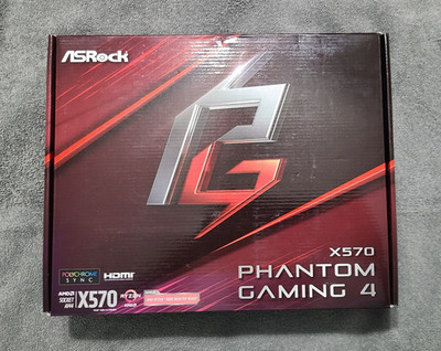 ASRock X570 Phantom Gaming 4 ATX AM4 Motherboard DDR4 4DIMM HDMI USB3