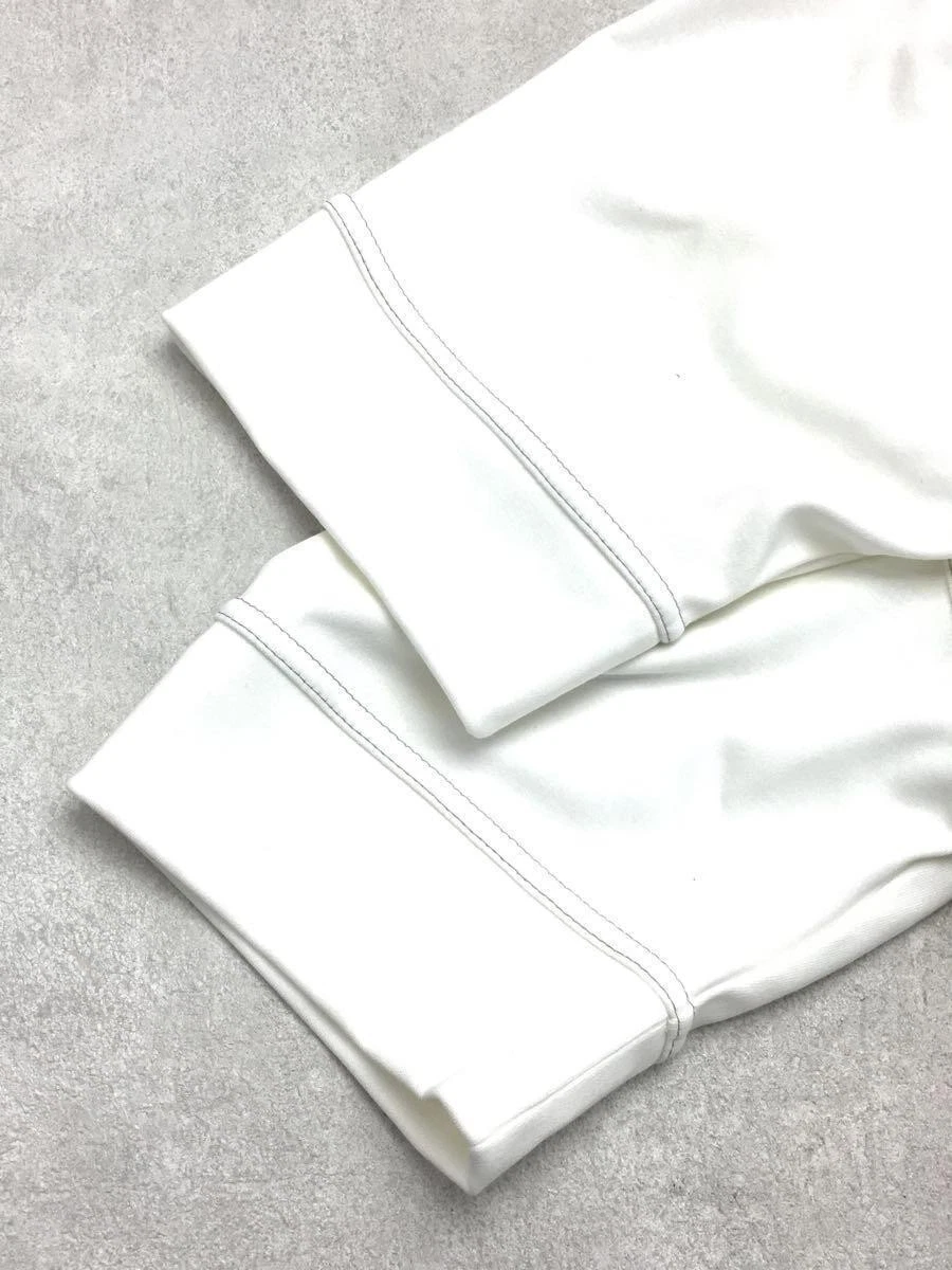 HERMÈS Felpa con cappuccio mezza zip HERMES Anorak cotone bianco taglia L #EF AIA