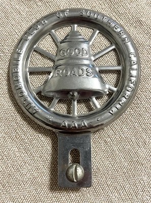 Automobile Club AAA Southern California Good Roads License Plate Frame Topper