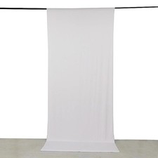 5 ft x 12 ft 4-Way Stretch Spandex Divider Backdrop Curtain Wedding Decorations