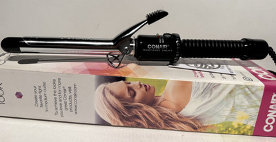 Conair Instant Heat Curling Iron 3/4 Inch Model CD81GB