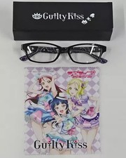 LoveLive! Sunshine!! Guilty Kiss Glasses 53□17-140 w/ Case & Cloth Set