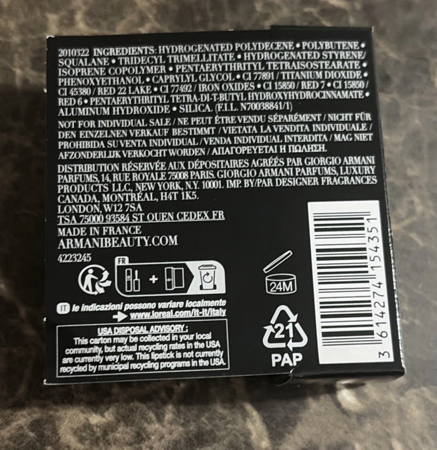 Giorgio Armani Prisms Glass High Shine Lip Glass No 02 Candy Halo - Image 2 of 4