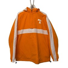 NCAA Tennessee Volunteers "T" Anorak Jacket Hooded Medium Sportswear Collegiate