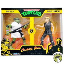 TMNT X Cobra Kai Donatello vs Johnny Lawrence Figure Set Playmates 81294