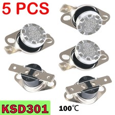 5PCS KSD301 temperature control switch 100  2...