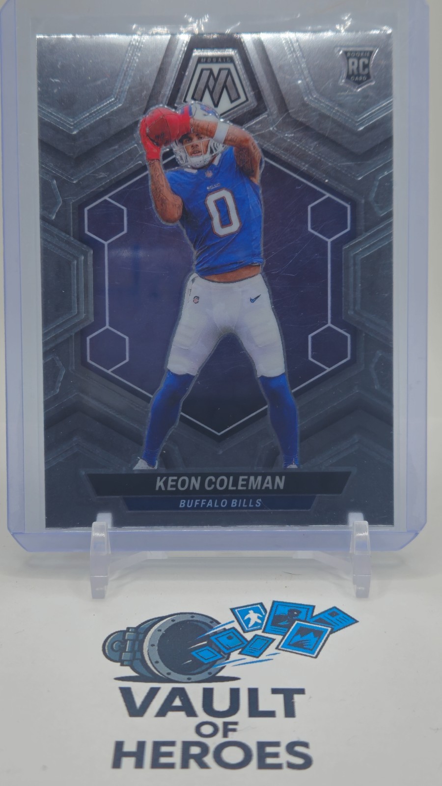 Keon Coleman Buffalo Bills 2024 Panini Mosaic Football Card #333