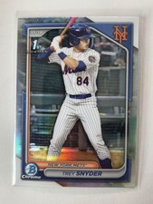 2024 Bowman Chrome 1st Refractor Trey Snyder BDC-138