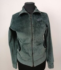Vintage Nike Sportswear Velour Velvet Full Zip Track Jacket Womens Large sz,M