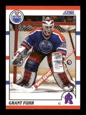  1990 Grant Fuhr 275 Oilers 31 Score Hockey Sports Trading Card CC