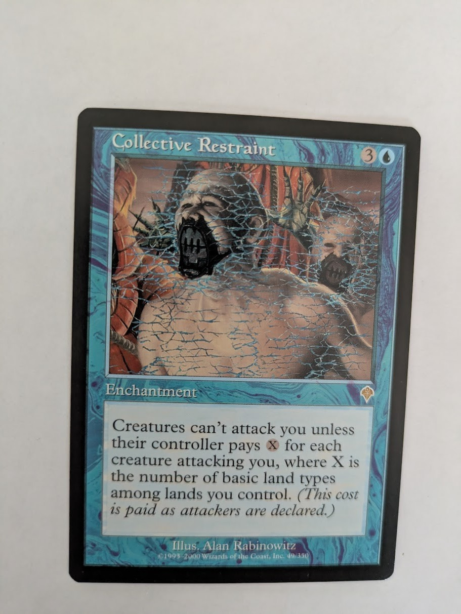 Collective Restraint Invasion MTG NM Free Shipping with tracking