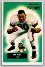 1955 BOWMAN #14 LEN FORD BROWNS ROOKIE