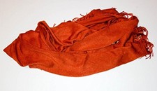 Rust Red Orange Pashmina Style Scarf Brand New
