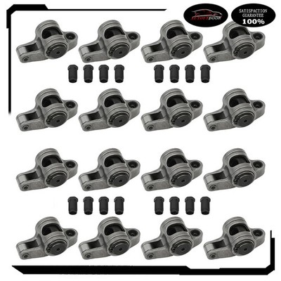 Stainless Steel Rocker Arms for Small Block Chevy 327 350 400 1.5 Ratio 7/16''