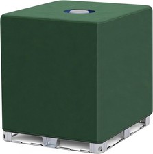 IBC Tote Cover for 1000l Rain Barrel,275 Gallon Outdoor Water Tank Green