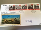 GB STAMPS RARE FIRST DAY COVER 1994 D DAY SIGNED BY LT COL TERENCE OTWAY