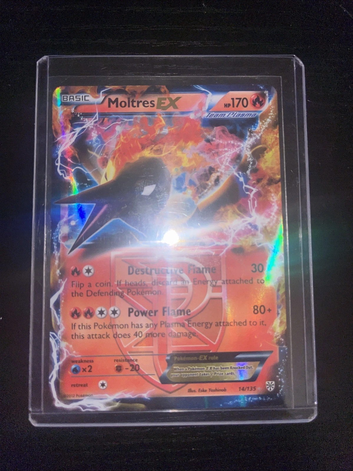 Moltres EX (Team Plasma) 14/135 Plasma Storm Holo