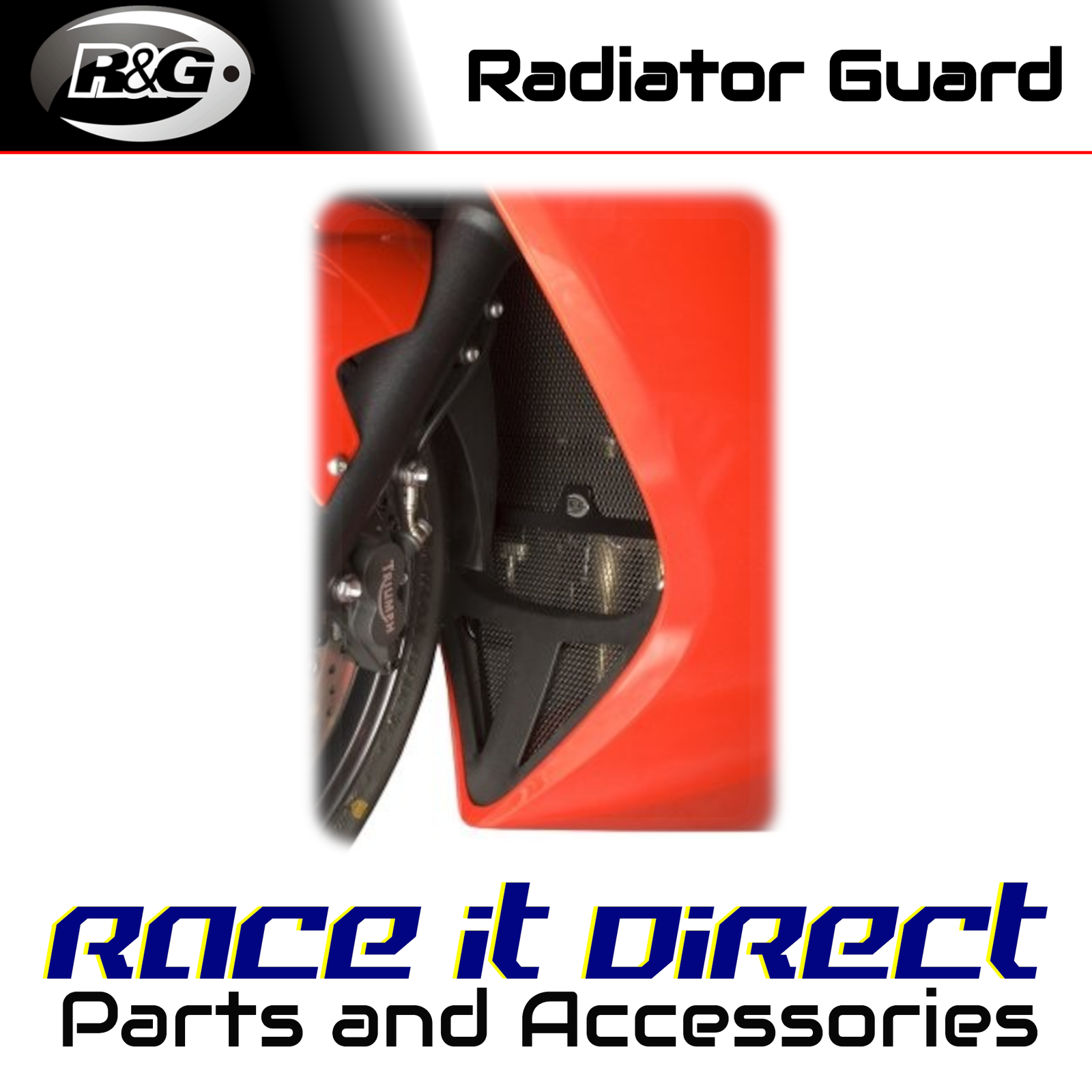 Aluminium Radiator Guard for Triumph Sprint ST 2010 R&G