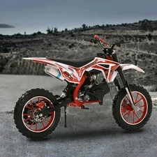 49cc 2 Stroke Mini Dirt Bike Pit Bike Gas Powered Off Road Motorcycle for Kids 