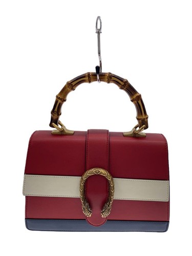 GUCCI handbag Duonysos bamboo leather multicolor Used
