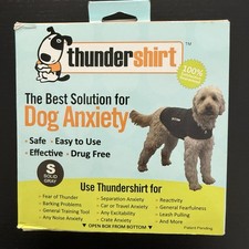Calming Dog Anxiety THUNDERSHIRT Vest Gray S SMALL Washable Breathable