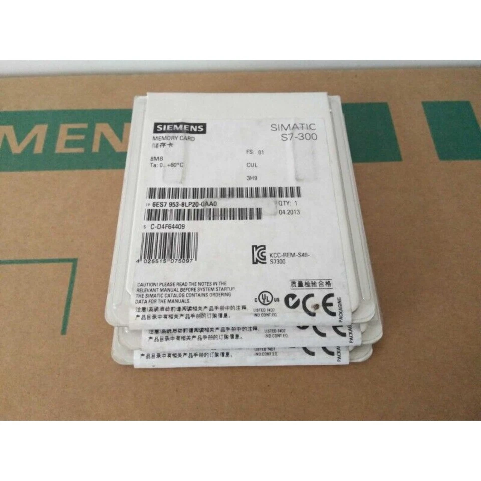New Siemens 6ES7953-8LP20-0AA0 6ES79538LP200AA0  SIMATIC S7 Micro Memory Card - Image 2 of 4