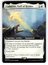 Caduceus, Staff of Hermes (Extended Art) #155 (NM) (Non-Foil) (R) (ACR) MTG