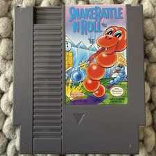 Snake Rattle N Roll (Nintendo Entertainment System NES) Vintage 90s Tested Retro