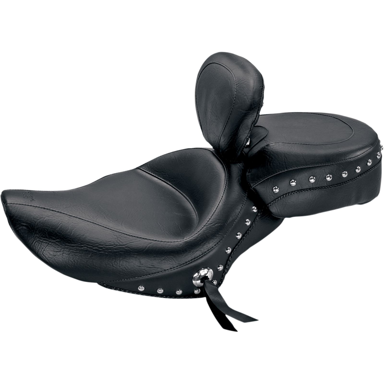 Mustang Motorcycle Products Wide Rear Seat - Studded - XL '0
