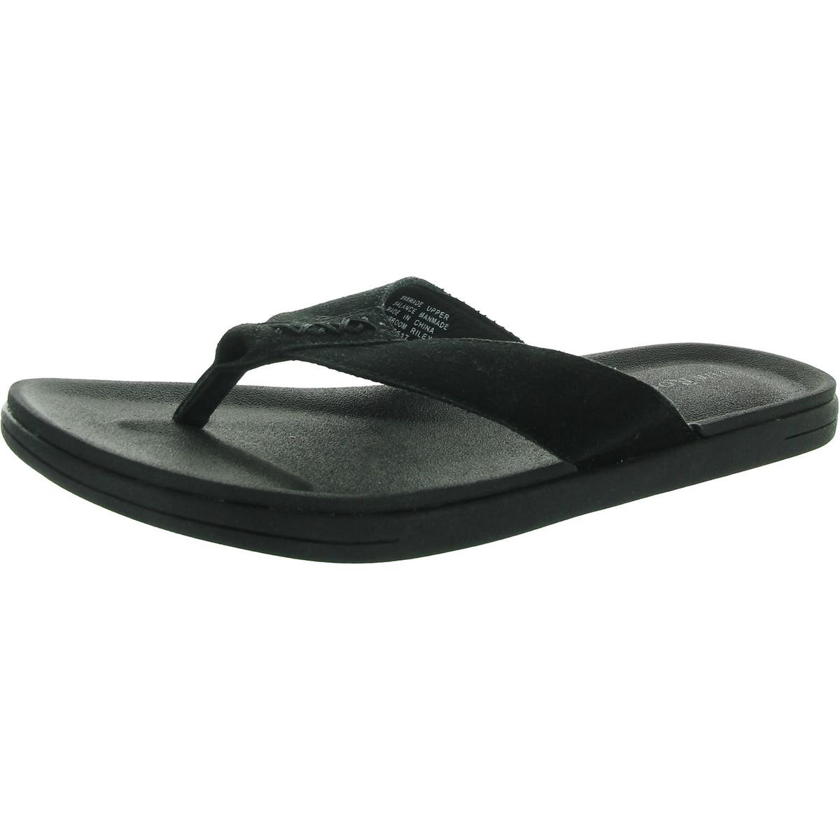 Мужские шлепанцы riley из искусственной замши в черную клетку Club Room 10 средних размеров D BHFO 9032 4690₽