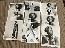 Original Promotional & Press 8X10 Photos Joyce Bryant with one signed 1950’s-60