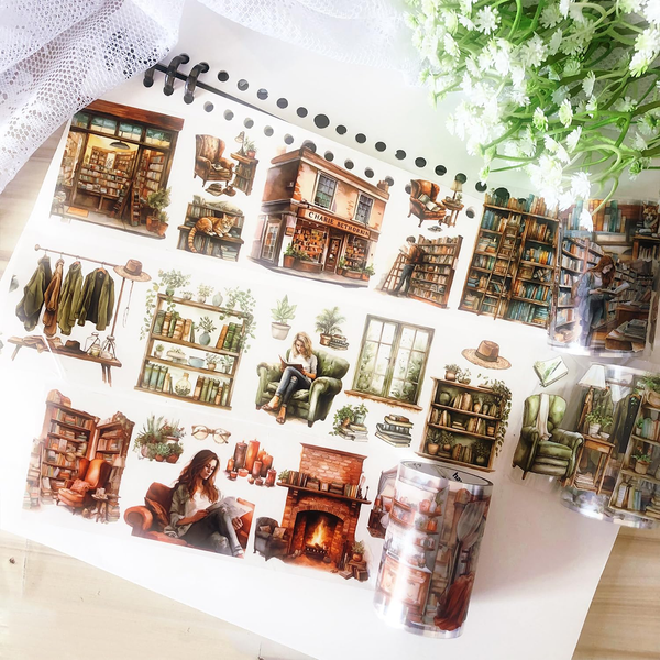 Washi Tape Scrapbooking ZubehöR 3 Rollen Pet ÄSthetische Stickers Dekoration Set-image