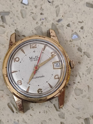 MuDu  Men's Automatic watch Cal  AS 1681 Vintage Watch working without back case