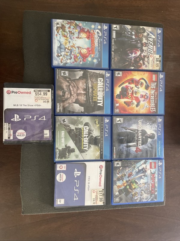 Sony PlayStation 4 PS4 Assorted Video Games lot of 9